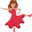 woman dancing, medium skin tone